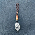 Chinese Yuanbao Wealth Talisman Pendant | Alloy Good Luck Keychain & Bag Charm for Abundance