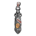 Taoist Spirit Talisman Sword Pendant | Handcrafted White Copper Protection Amulet (Multi-Use Charm)