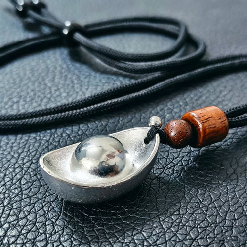 Chinese Yuanbao Wealth Talisman Pendant | Alloy Good Luck Keychain & Bag Charm for Abundance