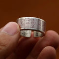 Dansenmonk Lucky Wealth Adjustable Ring Gift for Him