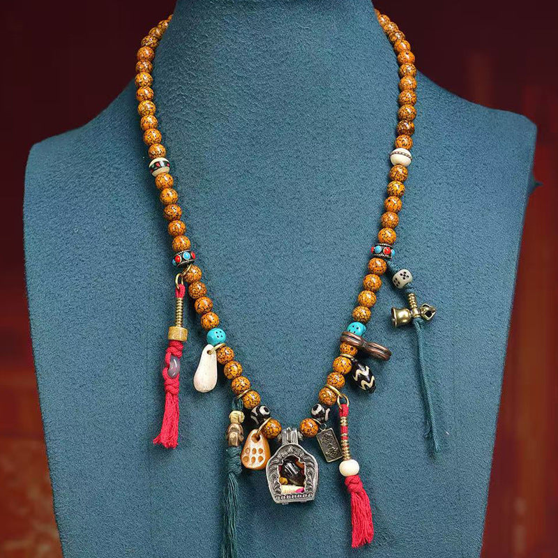 Open gau box showing sacred contents