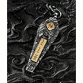 Taoist "Spirit Lion Top Fortune" (Ling Shi Shang Shang Qian) Pendant | Zi Wei Hui Amulet Charm