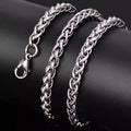 Men's 3mm Stainless Steel Dragon Bone Chain Necklace | Unisex DIY Pendant Chain